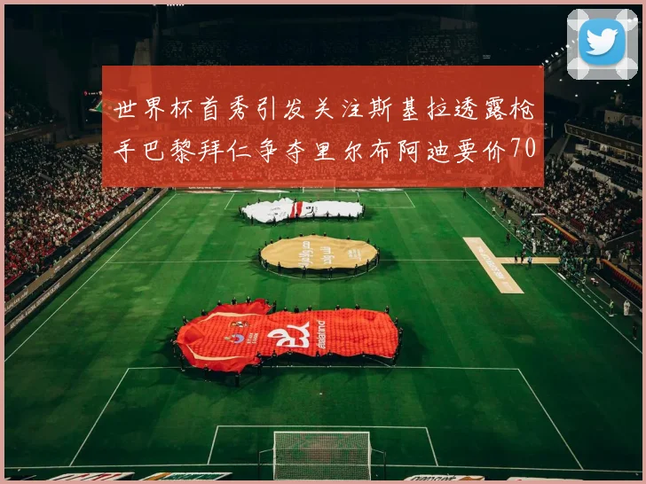 世界杯首秀引发关注斯基拉透露枪手巴黎拜仁争夺里尔布阿迪要价7000万欧